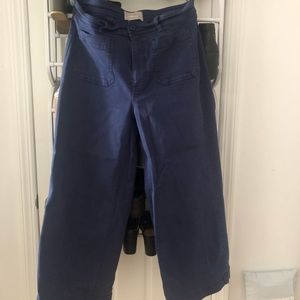 Everlane Wide Leg Crop Patch Pocket Pant